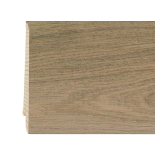 Аксессуары Плинтус шпонированный 80*20 OAK LIGHT BROWN TARKETT